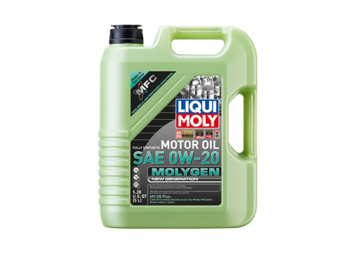 Liqui Moly Molygen New Generation SAE 0W-20 - 5 Liters - 20438 ...