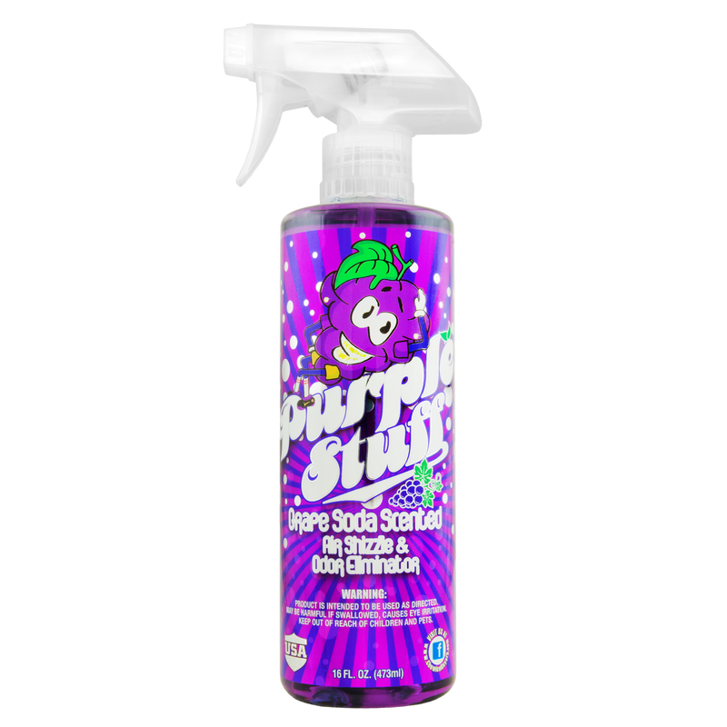 Chemical Guys Purple Stuff Grape Soda Scent Air Freshener And Odor